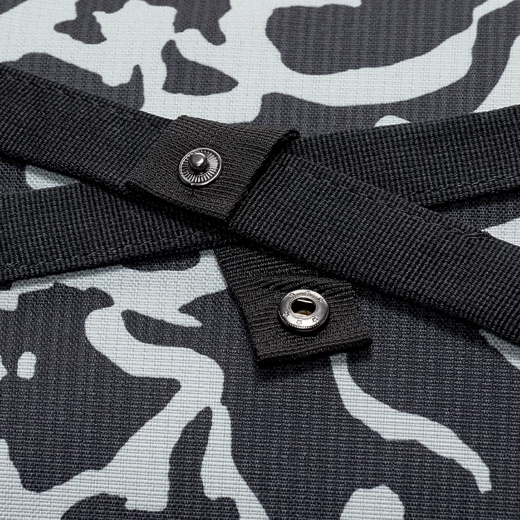 Сумка спортивная  Nike NK BRSLA S DUFF - 9.5 CAT AOP/FB2829-010/Черный/Серый photo 8